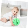 SUPVOX 1 Set Luminous Basketball Glow Dark Inflatable Ball with