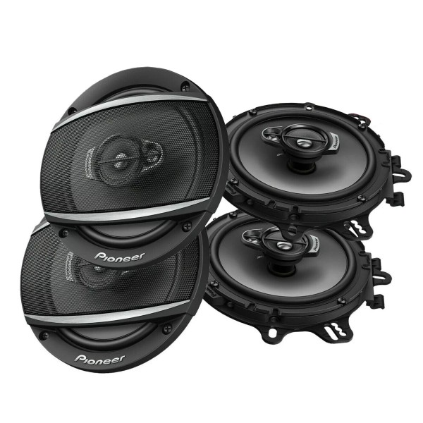 Pioneer 4x Pioneer 640 Watts Max Power 6.5" 3-Way Car