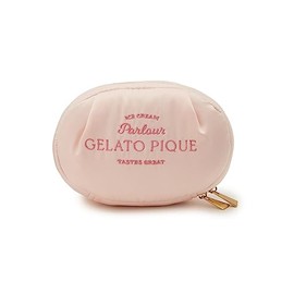 Gelato Pique PWGB234658 Satin Logo Embroidered Pouch, pink (PNK)
