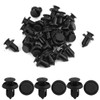 uxcell 30 Pcs 10mm Hole Retainer Clips Plastic Drive Rivets Mud Flaps Bumper Fender Push Clips