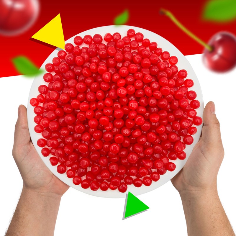 Cherry Sours | 2 Pound Bag | Chewy Balls Candy