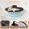 JUNSPOW Cat Hammock Wall Mounted, Foldable & Stable Cat Beds-