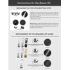 105 Pieces Zipper Repair Kit #3#5#8, Zipper Replacement with Install