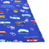 ランチクロス 男の子 2枚セット 給食 ナフキン お弁当 スタンダード 45×45cm 正方形 アクセル全開はたらく車(ロイヤルブルー)