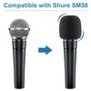 Windscreen for SM58, Microphone Windshield Foam Cover Pop Filter for