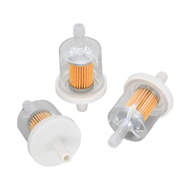 49019-0027 1/4 Fuel Filter (3) 691035, 493629, AM108356 Compatible with Kawasaki FX, FS, FR, FH Series FX481V FX541V FX600V FX651V FS481V FS541V FR541V FR600V FR651V FR651V FR691V FH381V Engines