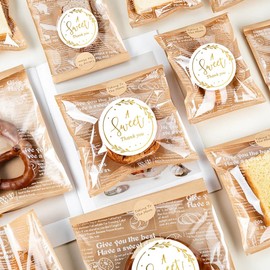 1.45inch Thank You Stickers 120PCS White A Sweet Thank youLabels Envelopes,Thank Your Order Sealing Stickers Decoration for Business