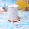 32 Yards 5mm Twisted Trim Cord Silver Polyester Twine Decorative