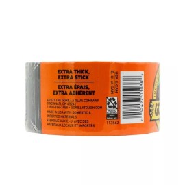 Gorilla Black 1.88 inch x 10 Yard Duct Tape, Single Roll