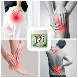 REFIT¬Æ Ice Gel Hanf 230 ml - Extra Schmerzgel - einzigartige Kombination aus Hanf√∂l und k√ºhlendem Menthol - f√ºr R√ºcken, Muskeln und Gelenke - Massagegel zur Regeneration - einzigartige Formel