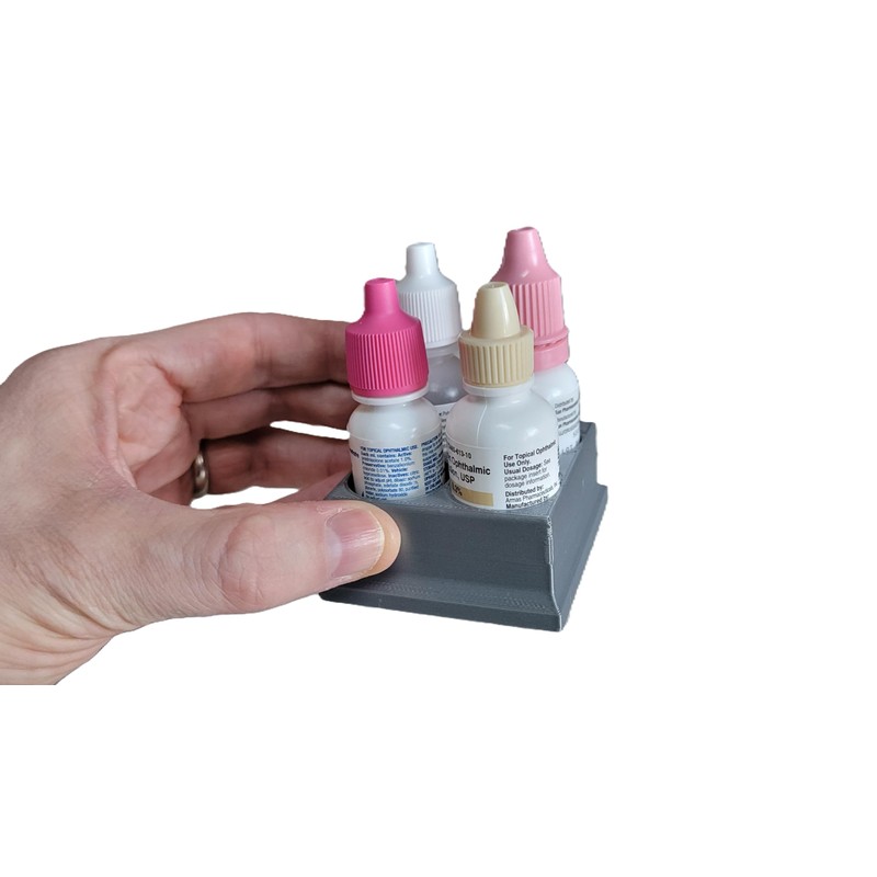 Znet3D Znet3D Eye Drop Bottles Organizer & Storage C 4-Slot