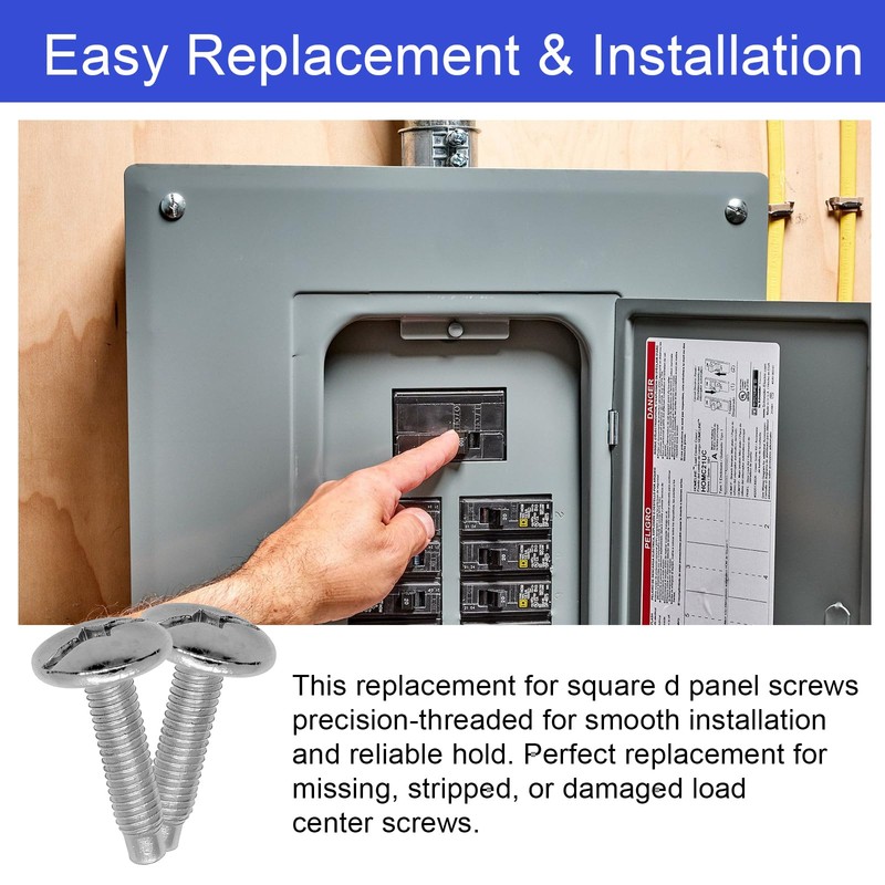 Electrical Panel Screws Replacement for Square D Load Center Cover