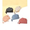 Women's Compact Genuine Leather Mini Wallet Coin Case Leather Coin
