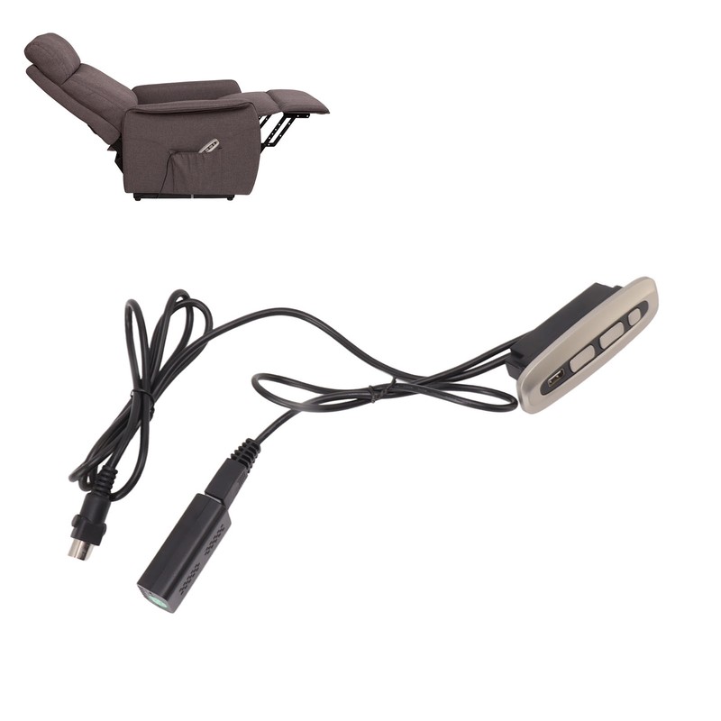 Electric Recliner Switch Multifunctional 5 Button 5 Pin USB Charging