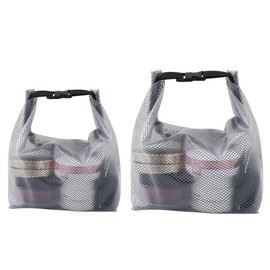 サウナバッグ 防水 透明 ドライバッグ 大容量収納 自立 メイクポーチ 手提げに変身可能 持ち運び便利 水泳 旅行 出張用