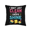 Auto Detailer Vehicle Car Detailer Auto Detailing Throw Pillow