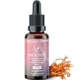 Cell Evolution Cordyceps Full Spectrum Liquid Mushroom Drops Supplement, Super Strength 90,000mg (15:1), Energy Booster & Improves Performance, Natural & Suitable for Vegans & Vegetarians