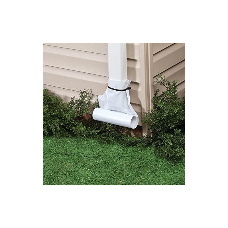 Vinyl Downspout Gutter/Drain Extension, 46” Long