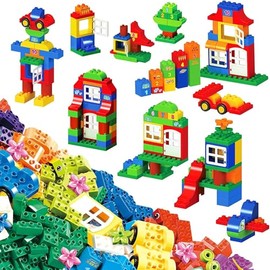 EP EXERCISE N PLAY Juego de bloques de construcción grandes, ladrillos clásicos de gran tamaño, juguetes educativos STEM para niños de 1 a 3 años, com