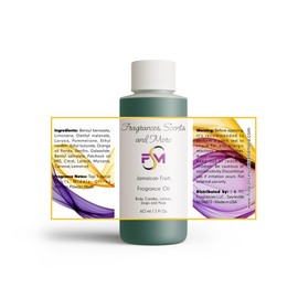 Jamaican Fruits Fragrance Oil - 2 Fl Oz Plastic Bottle (60ml)