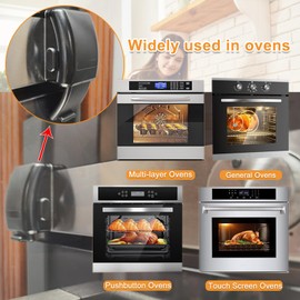 PILISPARK 2 PCS Oven Lock Child Safety, Air Fryers Oven Front Door Lock Child Safety for Toddlers, Easy to Install Oven Safety Locks & Dishwasher Door Lock for Baby Safety