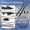 SleYuYir Sunroof Glass Cables and Track Assembly Repair Kits Compatible