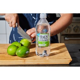 Hal's New York Seltzer Carbonated Lime Flavored Sparkling Water, Zero Sugar, Zero Calorie, Zero Carbs, 20 Fl Oz (Pack of 12)