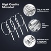 100 Pcs 11.8” Stainless Steel Zip Ties, Metal Zip Ties304