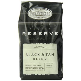 PapaNicholas Coffee Ground Coffee, Family Reserve Black and Tan Blend, 12 Ounce
