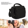Black Single Shoulder Bag Handbag Multifunctional Waterproof Camera Messenger Hand