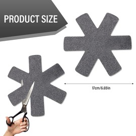 Pfannenschoner, 10 Stück Pfannenschutz Topfschutz, Hitzebeständigerung, Stapelschutz, Topfschoner Anti-Rutsch Stapelschutz für Pfannen, Töpfe und Schüsseln, Küchenutensilien