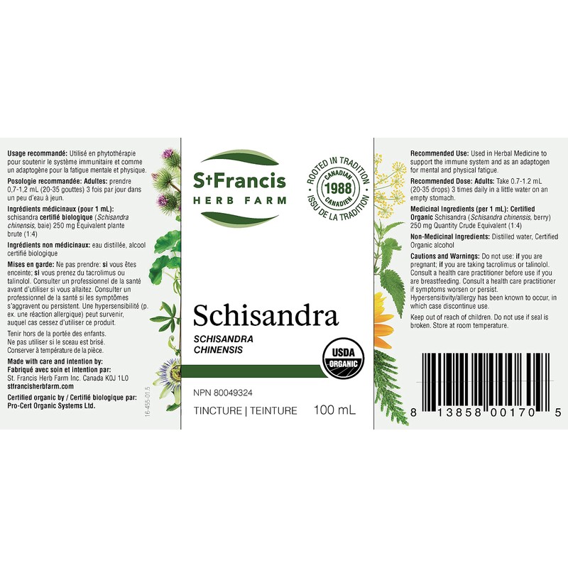 St. Francis Herb Farm St. Francis Herb Farm – Schisandra