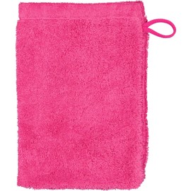 CAWÖ Home Hand Towels Life Style Uni 7007 Pink - 247 Wash Mitt 16 x 22 cm