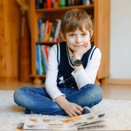 DTKID Analogue Children's Watch, Waterproof 3ATM/30M, Easy to Read Children's Watch, Time Teaching Watch for Boys, from 4 Years Old