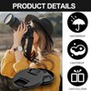 GNALIA Sony Alpha 6000 Lens Cap, 2-Piece, Black, 40.5 mm