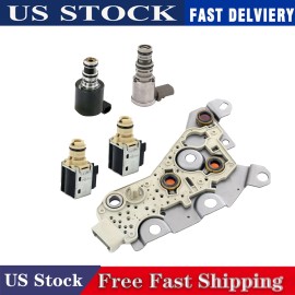 tiokok 4T40-E 4T40E 4T45E Transmission Solenoids Kit For GM Chevy 2004-On EPC TCC Shift
