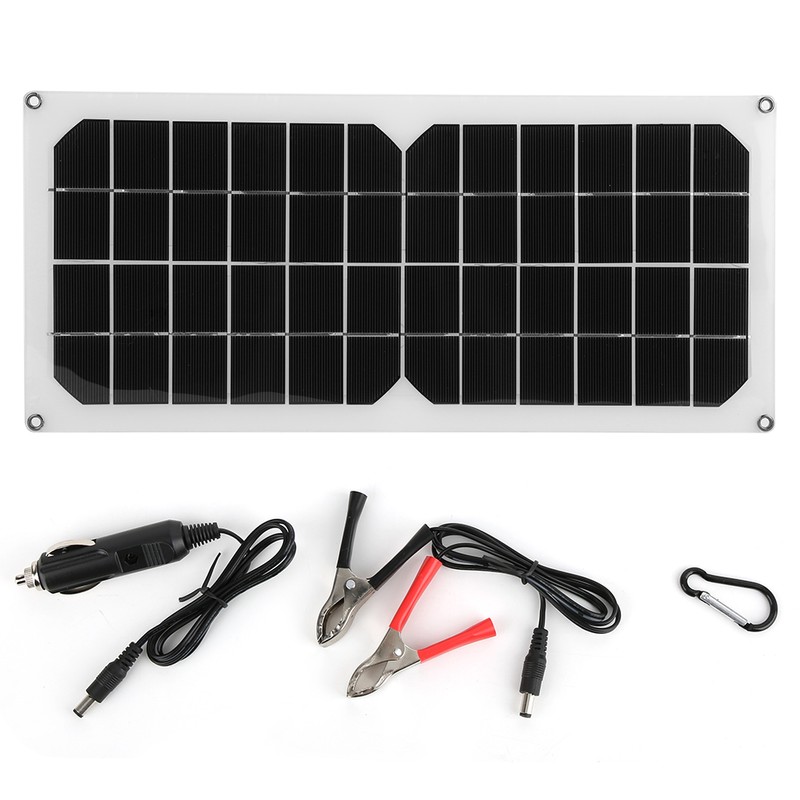 10W 12V Waterproof Monocrystalline Solar Panel Flexible Solar Panel for