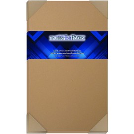 100 Brown Kraft Fiber 28/70# Text (NOT card/cover) Paper Sheets - 8.5" X 14" - 70lb/pound Weight (8.5X14 Inches) Legal|Menu Size - Rich Earthy Color with Natural Fibers - Smooth Finish