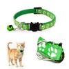 12 Collares para Gatos Reflectantes con Campana