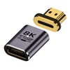 LIANHATA HDMI Magnetic Converter Adapter, 8K 60Hz, Video Output Support,