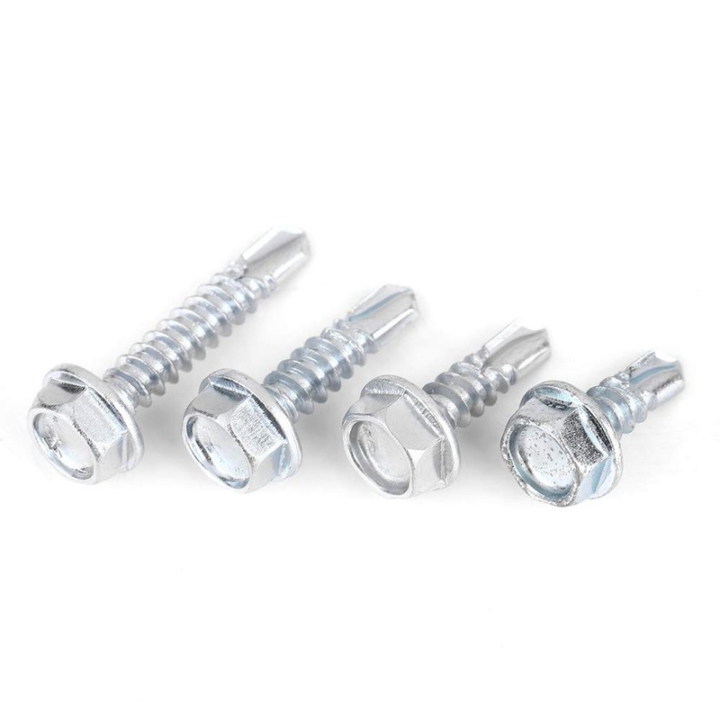 200pcs Self Tapping Screw, Metal Self Tapping Drill Screws Assortment