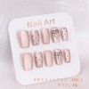 10pcs Handmade Nail Tips Elegant Pink Cents Bride Nail Tips