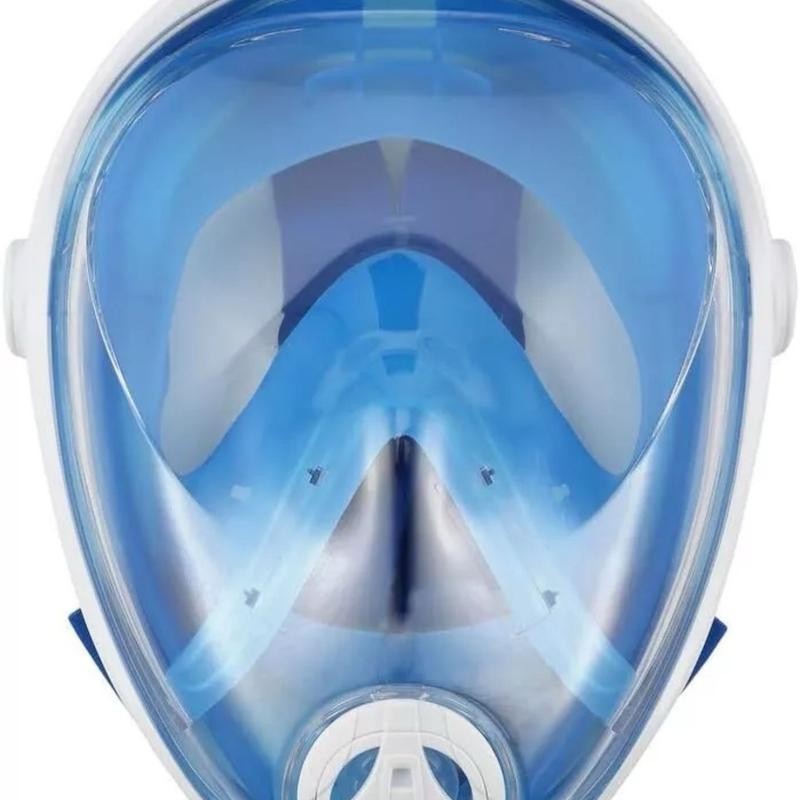 Aquatics HydroAir Full Face Snorkeling Mask S/M Durable Shatter-Resistant for