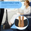 Airplane Travel Footrest Hammock, Length Adjustable Airplane Foot Hammock to