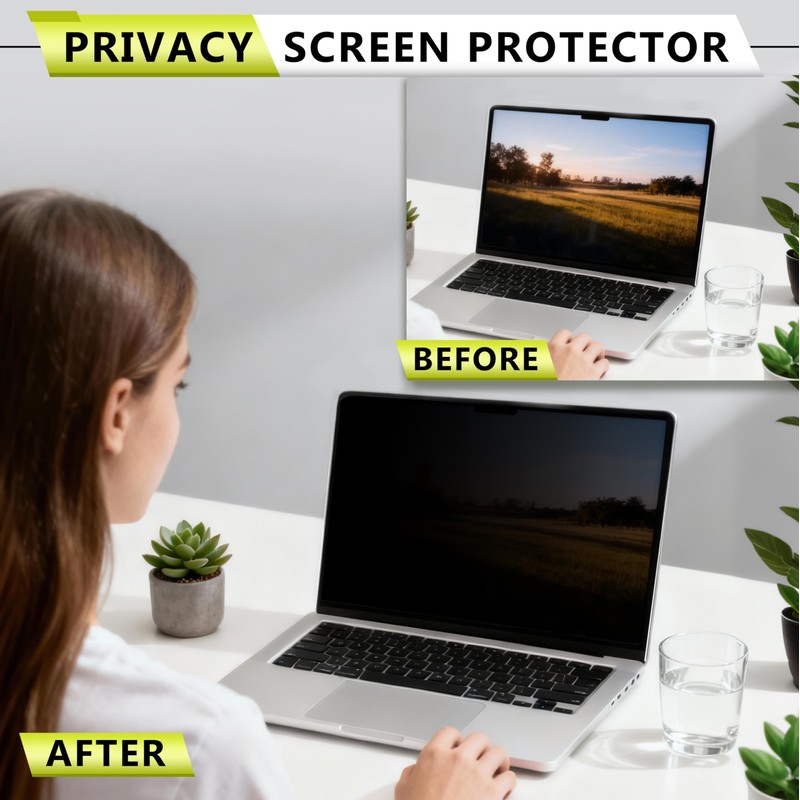 Attach & Go Removable Privacy Screen for 2026 MacBook Air