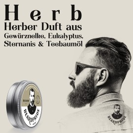 Beardpride Premium Beard Balm | Beard Care for Men | Designed for Styling and Care | Supports Your Beard Growth | Handmade Beard Wax Used by Professional Barbers