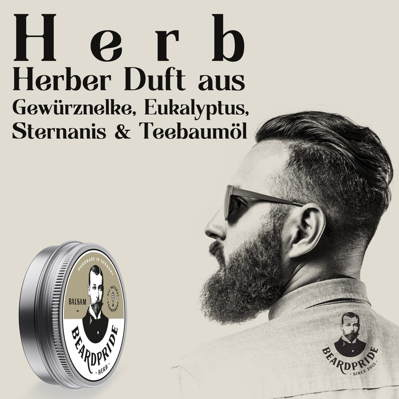 Beardpride Premium Beard Balm | Beard Care for Men |