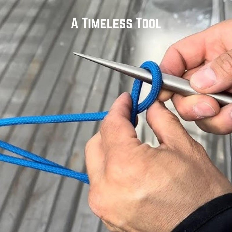 StrongShop 6-in / 15-cm Polished Steel Marlin Spike for Wire