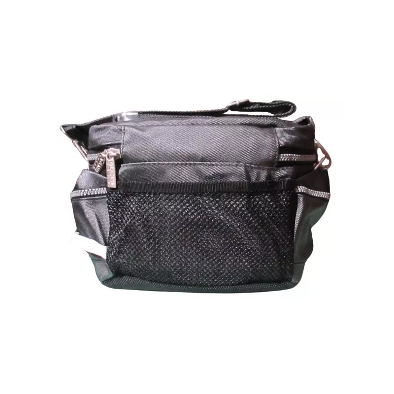 Glacier Gear Nylon Insulated 6-Can 5-Pocket Cooler w/Carry Strap -