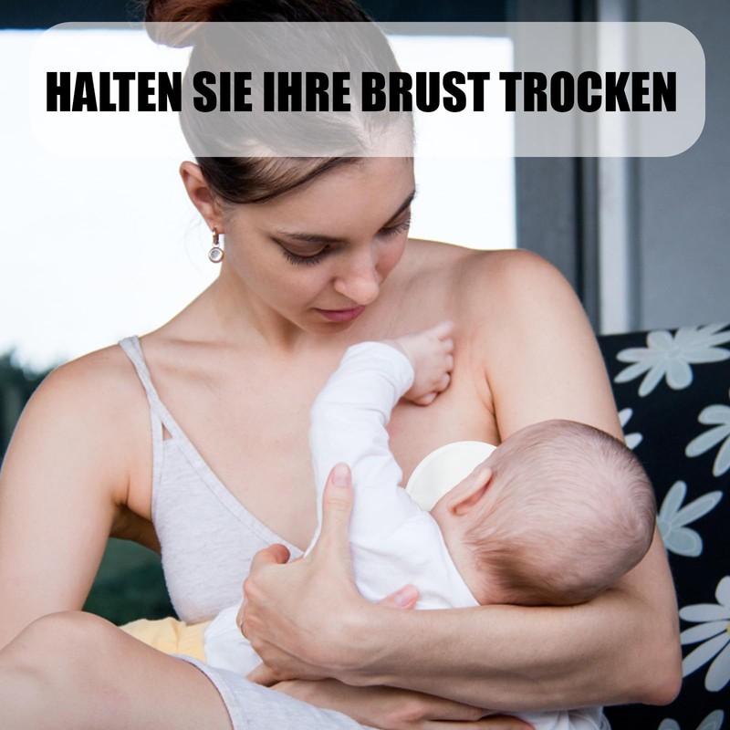 Washable Nursing Pads, Pack of 6, White, Washable Nursing Pads,